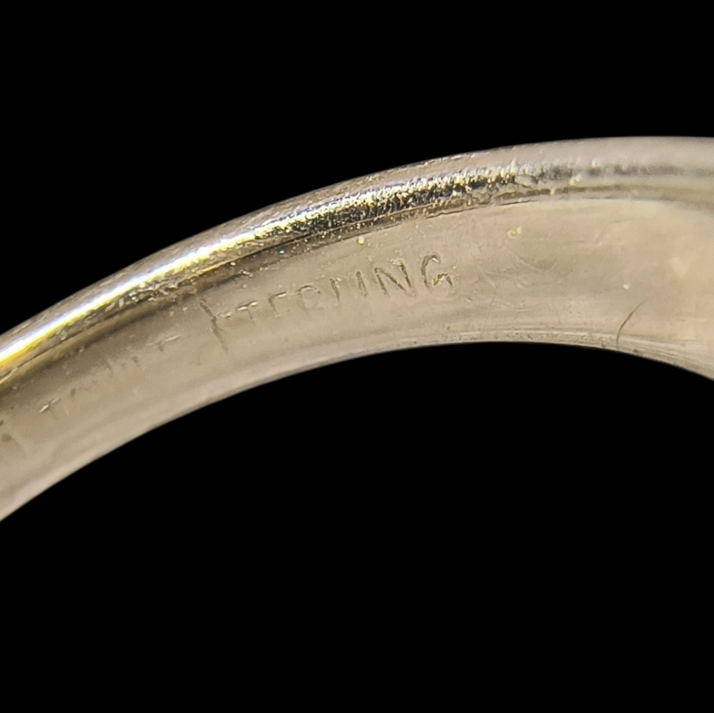 Sterling Silver Spoon Type Bypass Ring - image 8